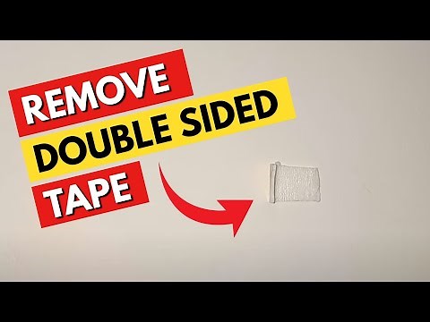 6 Ways to Remove Double Sided Tape from Wall | Without Damaging The Wall Paint