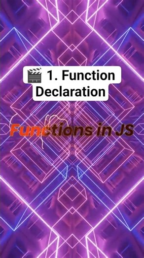 Master Function Declarations in 20 Seconds 🚀 #JavaScript #CodingShorts #LearnToCode #shorts #short