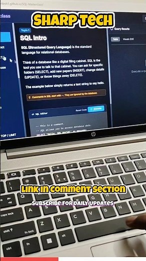 Learn SQL in Minutes! 🚀 | Sharp Tech