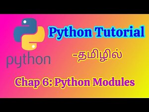 Python Modules Tutorial in Tamil| Python Tutorial in Tamil|#pythontutorial #python