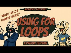 Using for loops (count-controlled loops) - Python Tutorial + Full Explanation