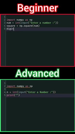 Python Program Check Neon Number Simple Explain Beginner vs Advanced #programming #python #coding