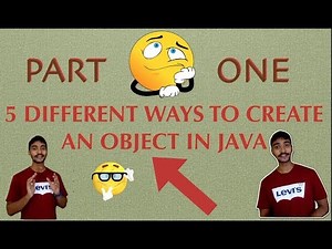 DIFFERENT ways to create an OBJECT in JAVA [IMPORTANT] || Part 1 ||