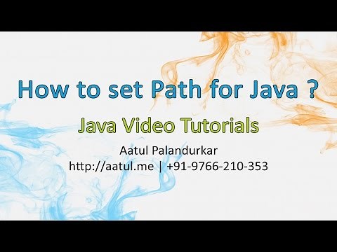 How to set Path for Java