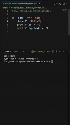 How To Create A Dictionary In Python