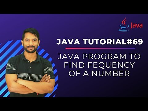 Frequency of a Number in Array | Java Programming | In Hindi