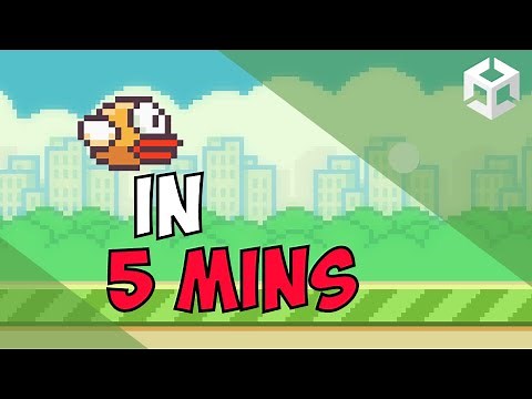 Make Flappy Bird in 5 Minutes (Unity Tutorial)