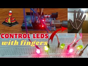Gesture Controlled LEDs using Python & Arduino – Mind Blowing!
