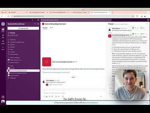 How to build an AI Slack bot connected to company knowledge (Tutorial)