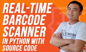 Real Time Barcode Scanner Python with Source Code