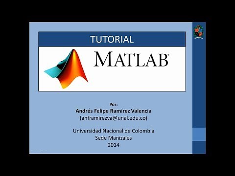 Tutorial 1 de MATLAB en español - Introducción 1/2