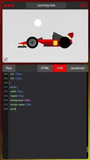 F1 Car | HTML CSS
