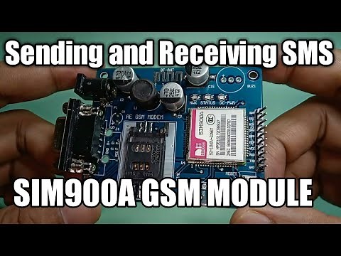 SIM900A GSM Module and Arduino: Sending and Receiving SMS Using AT Commands