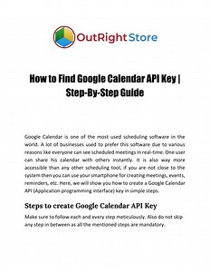 An ultimate guide on Google Calendar API - SlideServe