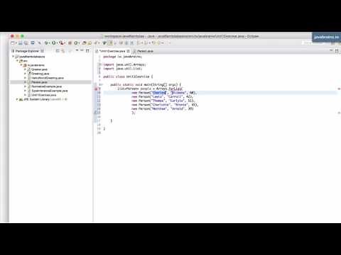 Java 8 Lambda Basics 13 - Lambda Exercise