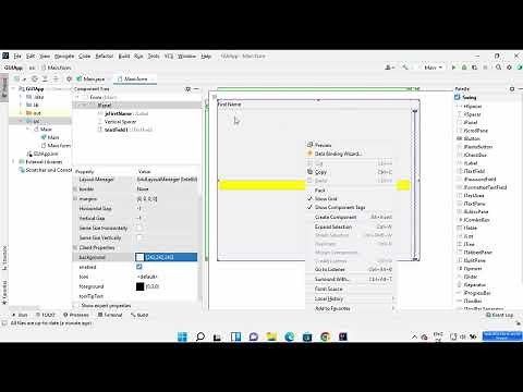 How to Create your First Java Swing GUI Application with IntelliJ IDEA IDE