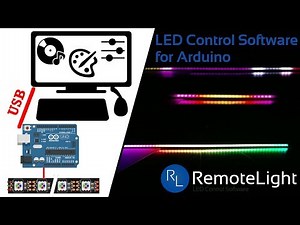 How to control LED STRIP with ARDUINO from PC | RemoteLight LED Control Software