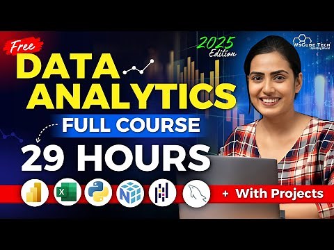 Data Analytics FULL Course for Beginners to Pro in 29 HOURS - 2025 Edition