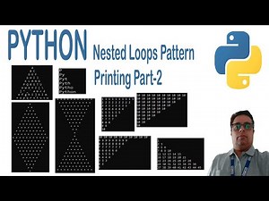 Nested Loops in Python || Pattern Printing in Python || Pattern Design in Python || Loops In Python