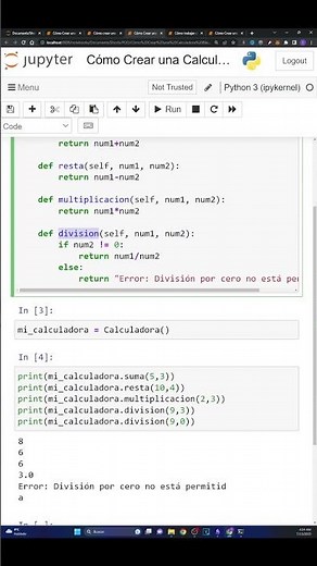 ¿Cómo Crear una Calculadora Básica en Python con Clases y Objetos - POO?