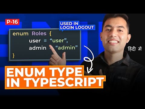 #16: Enums in Typescript Explained with Real-life Examples 👉 Used in Thapa Technical Website