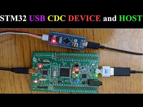 Master STM32 USB Communication | CDC Host & Device Tutorial with HAL