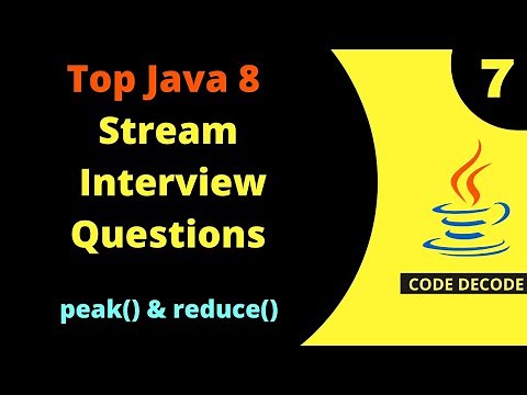 Java 8 Stream tutorial |Reduce and peek operations |Java 8 Stream Interview Questions and Answers