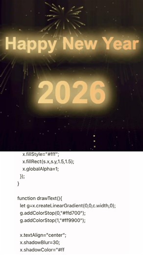 🎆 2026 is here – New year, New code, New life!