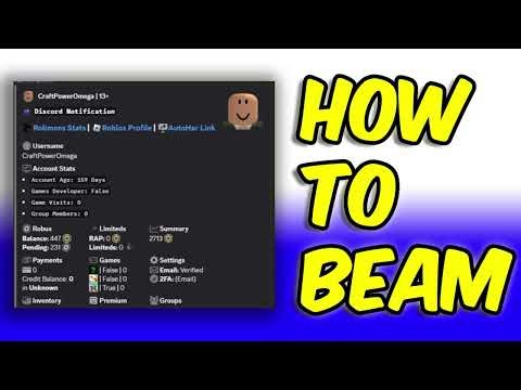 How to BEAM on Roblox (Easy)