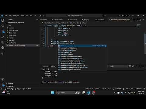 Applying the reduce method to convert array into object