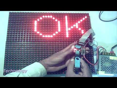 How to program led display board.