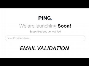 How To Make Email Validation Using Html & CSS | Valid & Invalid Email Check In JavaScript