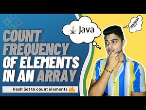 Count Frequency of elements in an array Java|| Hashing Technique|| Hash Map solution
