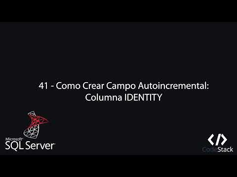 41 - Crear Campo Autoincremental: Columna IDENTITY [Sql Server - TransactSQL]