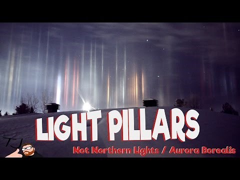 Laser Beams From Space?! What Are Light Pillars?