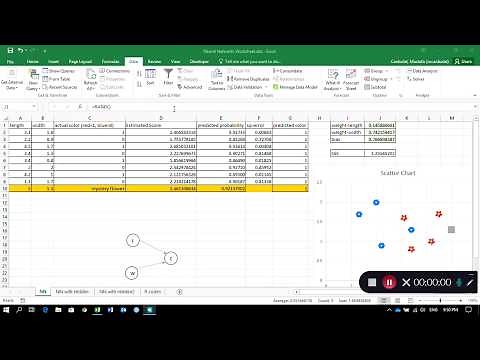 Neural Networks Using Excel: A Small Classification Model Example