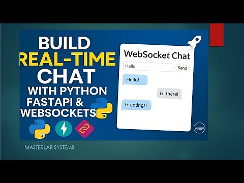 Build Real-Time Chat with FastAPI and WebSockets 🚀 | Python WebSockets Tutorial