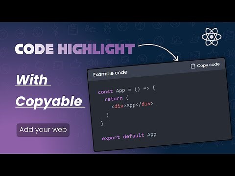 How to Add Syntax Highlighting to Code on Your Website Using React js | Code Highlight | #reactjs