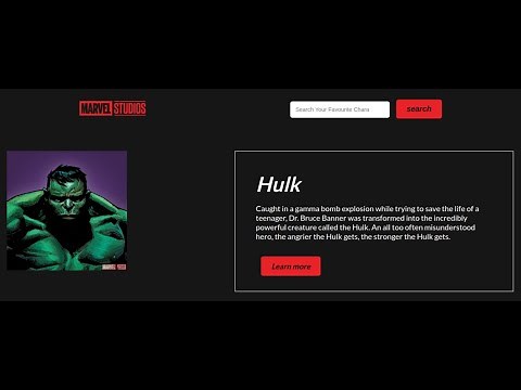 Marvel API Web Development: Build Your Own Superhero Website | Codeflix