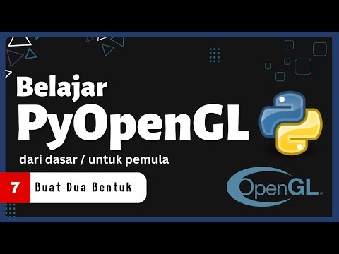 Learn PyOpenGL with Python - 7 - Creating Two Shapes