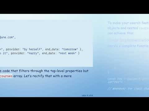 Mastering JavaScript Filtering: How to Efficiently Search Through Nested Arrays