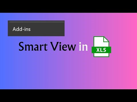 How to Enable & Download Free Smart View in Excel
