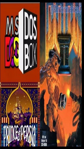 Dosbox instalación configuración y funcionamiento #shorts