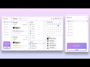 Responsive Task Dashboard With HTML CSS & JavaScript ‪@NikhilsCode‬