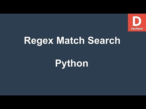 Python Regex match search methods