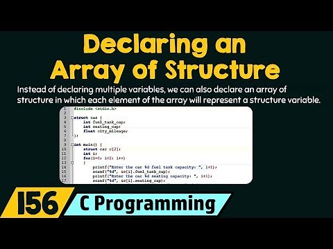 Declaring an Array of Structure