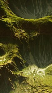 View of the alien planet landscape