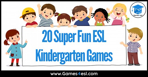 20 Super Fun ESL Kindergarten Games | Games4esl