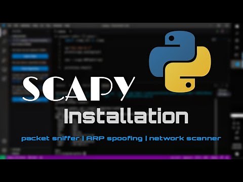 How to install scapy tool | python | hacking