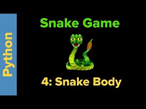 Python Game Programming Tutorial: Snake Game Part 4